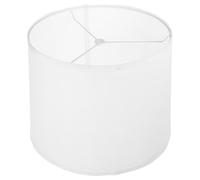 INOOMP Abat-jour de Lampadaire Rond en Lin avec Armature Métallique, Léger et Confortable, pour Fête Estivale Salon ou Hôtel