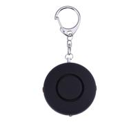 INOOMP Alarme Personnelle Anti-Loup Ronde Lumière Activée par Bouton et Alarme Sonore de 125db, Légère en Abs, pour Paquet D'école ou Porte-clés Couleur Aléatoire