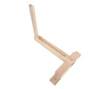 INOOMP Applique murale en bois, support réglable, style campagnard, angle