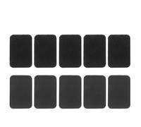 INOOMP Bandes Adhésives 5 Paires Antidérapantes Noir en PVC | Réutilisable, Pose Facile sans Trace, Fixation Polyvalente pour Sols, Literie et Coussins, Usage Domestique