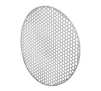 INOOMP Barbecue Ronde Acier Inoxydable Filet Résistant Chaleur pour Feu de Camp Support Solide pour Cuisson Plein Air Nettoyage Facile Protection des Petits Aliments