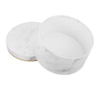 INOOMP Boîte à Bouquet Ronde en Papier Blanc Couvercle, Emballage Floral Délicat pour Présents Fête des Mères, Mix et Assortiments de Fleurs