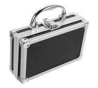 INOOMP Boîte à Outils Portable Mousse de Protection en Alliage D'aluminium Rangement Pratique et Finition Soignée Travail Pédicure