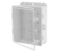 INOOMP Boîte de Jonction Étanche Coffret Électrique Transparent avec Protection Waterproof en Abs Blanc et Installation Facile pour Extérieur pour Câblage Extérieur