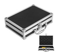 INOOMP Boîte Multifonctionnelle en Alliage d'Aluminium Poignée en Métal, Trousse de Rangement Cosmétique pour Usage Quotidien
