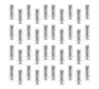 INOOMP Boulons à Expansion à Pétale 50pcs en Acier Galvanisé pour Murs en Béton et Plaques de Plâtre, Protection sans Perçage Préalable pour Applications Industrielles et Domestiques