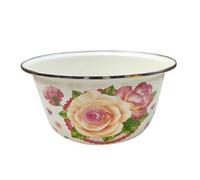 INOOMP Casserole Émaillée Épaisse pour Usage Domestique, Résiste à Haute Température, pour Cuisiner Viande et Aliments, Pot Multifonction en Émail Solide