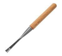 INOOMP Ciseau à Bois Solide en Acier au Carbone Manche en Bois pour Gravure et Sculpture, Contrôle Précis et Prise en Main Confortable, pour Bricolage la Maison