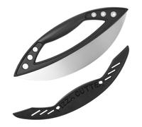 INOOMP Ciseaux à Pizza Professionnel Coupe-la Cuisine Confortable et Résistant Étui de Protection en Acier Inoxydable Noir pour Pizza et Fromage Cuisine