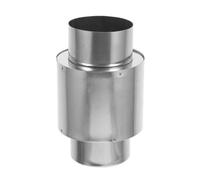 INOOMP Clapet en Acier Inoxydable Couvercle Antigel et Protection le Vent Anti-retour pour Conduit D'évacuation de Chauffe-eau à Gaz Cuisine et Salle de Bain