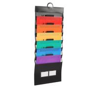 INOOMP Classeur Suspendu Étanche en Pp Poignée Ronde, Design Simple et Élégant, Grand Conteneur de Documents pour Usage Bureau et Maison