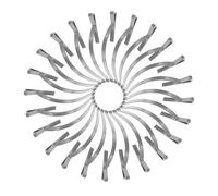 INOOMP Clips D'angle à Ressort en Acier Inoxydable pour Moustiquaire de Fenêtre, 30 Pièces, Fixation Facile Canaux en Aluminium, Adaptés pour Bureaux et Maisons