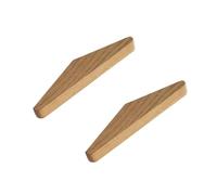 INOOMP Crochets Muraux Robustes Lot de 2 en Bois Solides Style Japonerie, Faciles à Installer pour Manteaux et Chapeaux pour Hall D'entrée ou Chambre