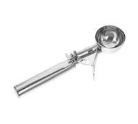 INOOMP Cuillère à Glace Acier Inoxydable avec Gâchette Cuillère Boule Polyvalente pour Crème Glacée Pâte à Biscuits Melon et Viande Moyenne Ergonomique et Résistante