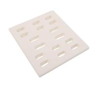 INOOMP Déflecteur de Flamme Radiant en céramique de Rechange - Plaque chauffante en Brique céramique 20 x 18 cm pour Barbecue - Plaque de Guidage de la Chaleur pour brûleurs à gaz - Idéal pour