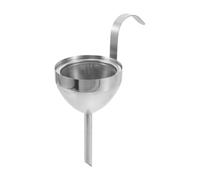 INOOMP Entonnoir en acier inoxydable avec passoire amovible (1 pièce), ustensile de cuisine pour filtrer les sédiments, remplir les bouteilles étroites et transvaser les liquides. Compatible