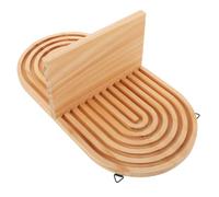 INOOMP Étagère Murale Ovale en Bois Pin à Couche Unique, Installation Facile et Gain de Place pour Décoration Bohème et Minimaliste de Chambre ou Salon