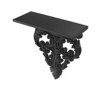 INOOMP Étagère Murale Vintage, étagère à Bougies Baroque en résine, Petite Murale pour Couloir, entrée, étagères flottantes sculptées pour Bougies, parfums et Figurines (Photo)
