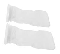 INOOMP Filtre de Couvercle IBC en Nylon Blanc Réutilisable 2pcs pour Tonneau, Filtration Améliorée et Résistance au Vieillissement, pour Irrigation de Jardin