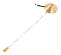 INOOMP Interrupteur à Tirette Silencieux en Cuivre Doré pour Plafonnier, Structure Robuste, Design Unique, pour Maison et Bureau, Courant Électrique 10a