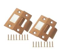 INOOMP Kit de Renforcement de Porte D'entrée 4 Sets Plaques en Acier Inoxydable et Plastique, Installation Rapide et Fixation Sécurisée pour Panneaux de Porte
