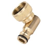 INOOMP Laiton Adaptateur de Tuyau D'arrosage Orientable 3/4 Pouces | Rotation Horizontale 360 Degrés, Direction Réglable, Installation Facile, Raccord Étanche, Jardin et Extérieur
