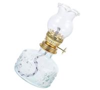 INOOMP Lampe à Pétrole en Verre, Lanterne à Huile Décorative | Lampes à Huile pour Usage Intérieur, Accessoire Lumineux Festival, Fête Halloween