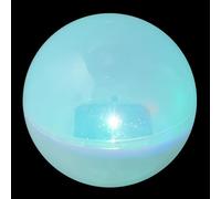 INOOMP Lampe Solaire Flottante LED Boule Blanche Étanche Ip65, Décor | Plastique Léger, Batterie Aaa Incluse, Puissance 0,05 W, pour Piscine, Étang, Jardin et Éclairage Décoratif