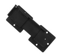 INOOMP Loquet de Portail Installation Facile en Alliage D'aluminium Robuste Noir avec Trou pour Cadenas, Verrou à Bascule Réglable pour Clôture en Bois et Porte de Grange en Extérieur