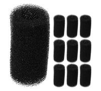 INOOMP Lot de 10 Mousses Filtrantes Noires pour Filtre D'aspirateur de Piscine, Rouleau de Mousse d'angle en Matériau Spongieux, Pièces de Rechange pour Nettoyeur Automatique, Filtration