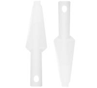 INOOMP Lot de 2 Accessoires pour Balai de Nettoyage Multifonctionnel Grattoir Double Face, Poignée Ergonomique, Compact Essorer la Serpillière Plate, Nettoyage des Sols
