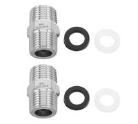 INOOMP Lot de 2 raccords d'extension pour flexible de douche, mâle G1/2