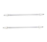 INOOMP Lot de 2 tubes chauffants en céramique de 30 cm (12 pouces) à | Tube chauffant en céramique pour radiateur d'appoint, chauffage rapide, pièce de rechange pour radiateur électrique,