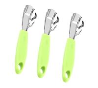 INOOMP Lot de 3 Pinces à Assiettes en Acier Inoxydable Vertes Anti-brûlure Résistantes la Chaleur Cuisine à Domicile et Bar