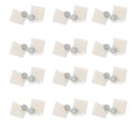 INOOMP Lot de 30 attaches magnétiques à quatre fentes pour armoire, | Connecteur magnétique en plastique pour structure de penderie modulaire, grille de placard, verrouillage sécurisé des