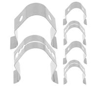 INOOMP Lot de 6 pinces pour sondes de température de barbecue, supports de | Support de thermomètre à pince, résistant à la chaleur, disponible en versions à un ou plusieurs trous, pour les