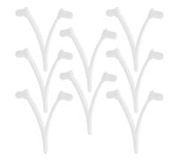 INOOMP Lot de 8 Clips en V en Plastique Abs pour Piscine, Fixation Robuste pour Balai et Filet, Accessoires de Nettoyage Adaptés aux Piscines et Parcs Aquatiques