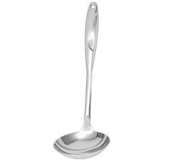 INOOMP louche en acier inoxydable avec poignée ergonomique, outil de | Cuillère à soupe ergonomique pour une prise en main facile, pratique pour servir la sauce ou la soupe, facile à nettoyer,