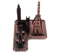 INOOMP Modèle de Tower Bridge en Alliage Vintage, Décoration Murale et Maquette de Bâtiment Métallique Élégante pour Bureau et Maison