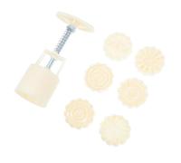 INOOMP Moule à Gâteaux de Lune à Roses Tridimensionnelles en Abs, Facile à Nettoyer, Matériau Sain, Ensemble de 1 pour Pâtisserie DIY et Présents de Pendaison de Crémaillère