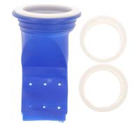 INOOMP Noyau D'étanchéité en Silicone Anti-odeur pour Bonde Lavabo Salle de Bain, Filtre de Drainage Rond en Acier Inoxydable, Accessoire pour Évier, et Machine à Laver, Modèle C