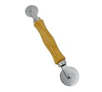 INOOMP Outil Installation Écran de Fenêtre Pression Double Tête Poignée Bois Ergonomique et Barre de Pression Alliage pour Pose de Bandes Adhésives Transparentes