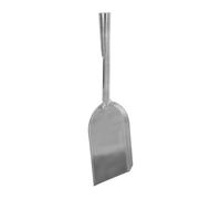 INOOMP Pelle à Cendres en Acier Inoxydable 15 Pouces pour Foyer Charbon | Usage Intérieur et Foyers Extérieurs, Entretien Facile, Robuste et Résistant à L'usure, Argenté