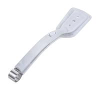 INOOMP Pince de Service en Silicone Blanc 2-en-1 Design Sécurisé pour Retourner Crêpes et Poissons, Accessoire la Cuisine Indispensable pour Barbecue et Cuisson