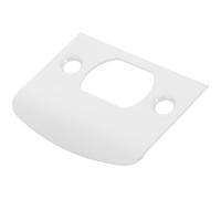 INOOMP Plaque de Gâche Améliore le Guidage du Pêne et L'esthétique en Acier Inoxydable Blanc pour Porte Extérieure pour Installation de Serrure