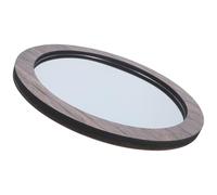 INOOMP Plateau Décoratif Rond en Bois pour Bougeoirs avec Amplification Réflexion Lumineuse, Facile à Entretenir, comme Centre de Table pour Anniversaires et Décor Rustique