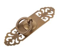 INOOMP Poignée en Laiton Rétro pour Armoire et Tiroir, Style Vintage | Finition Bronze Antique, Bords Arrondis et Surface Lisse, pour Restauration de Meubles, Hôtels et Atelier