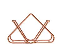 INOOMP Porte-mouchoirs Créatif Forgé Or Clip Facile D'accès et Bords Lisses, Support Serviette Unique pour Décoration de Bureau Table