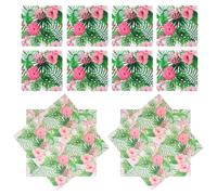 INOOMP Serviettes en Papier Tropicales Décoratives pour Party Motif Cactus Unique, Pack de 20 Pièces, Articles de Fête Hawaïens pour Maison et Événements Estivaux Sandales Femme