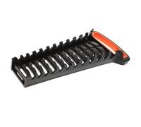 INOOMP Support de Clés à Cliquet en Plastique Indéformable, Organiseur 12 Emplacements pour Clés Mixtes et Plates, Porte-clé Orientable Compact pour Atelier, Garage et Rangement